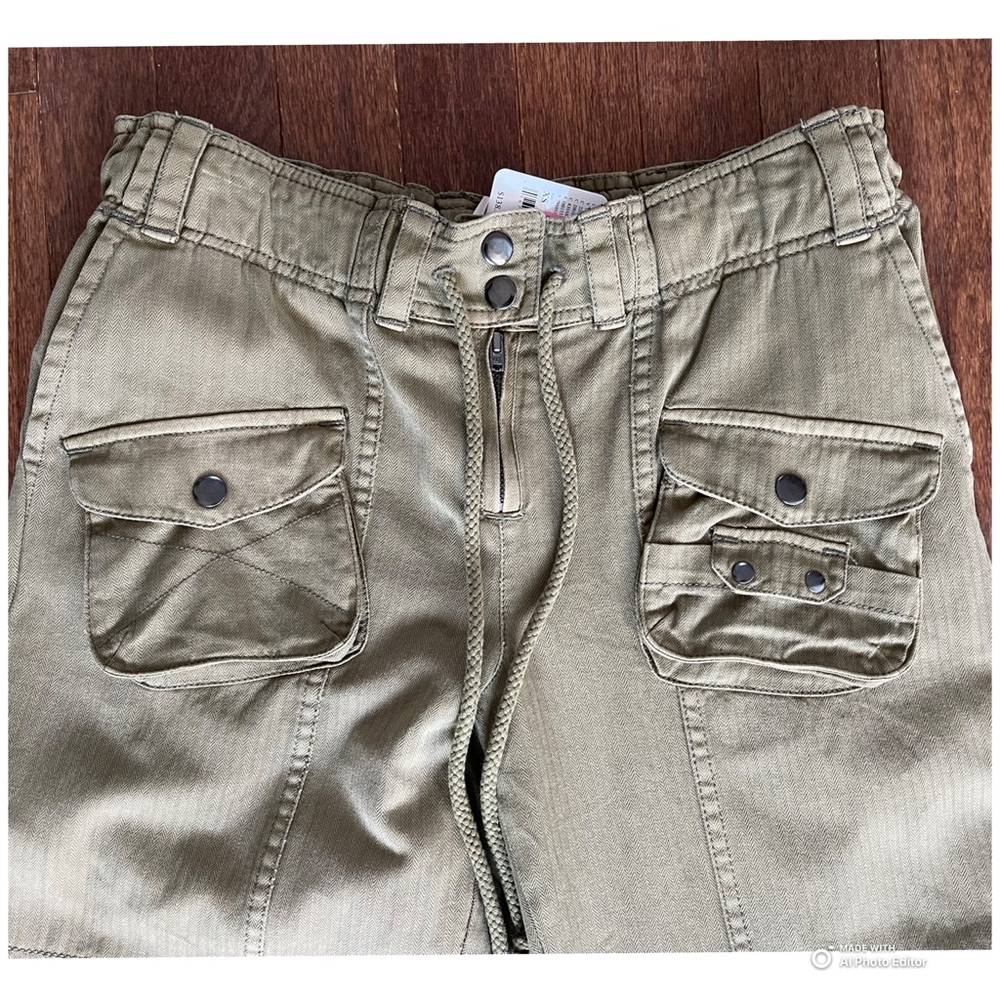 Free People Tahiti Cargo Pants Dried Herb - Picture 7 of 9